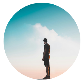 circle-silhouette sky